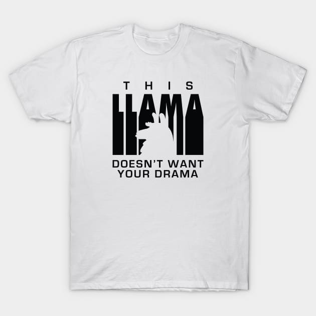 Llama Drama T-Shirt by LuckyFoxDesigns